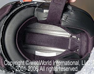 C2 helmet top liner