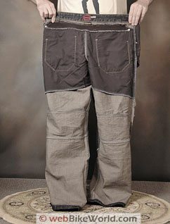 SHIFT Lodown Motorcycle Jeans - Kevlar Lining, Rear