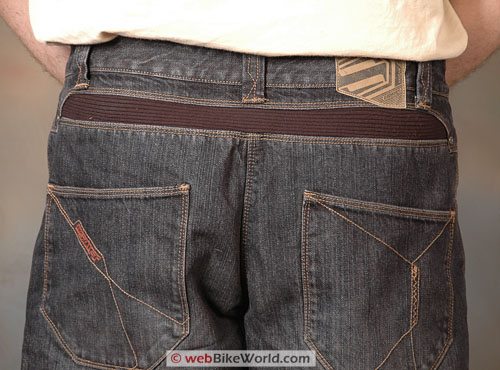 SHIFT Lodown Motorcycle Jeans - Rear Belt and Waist