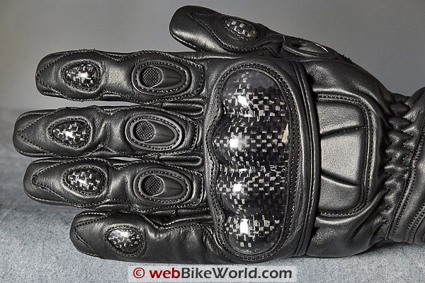 Akuma Street Fighter Gloves - Top Side