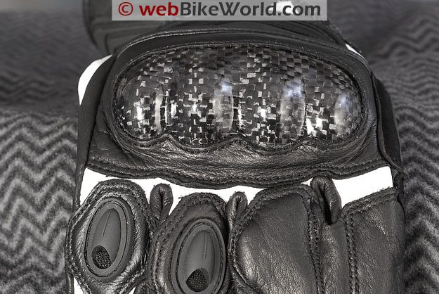 Ixon RS King Motorcycle Gloves - Carbon Fiber Knuckle Protector