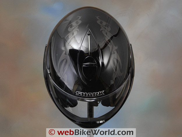 Shark Evoline Helmet - Top View