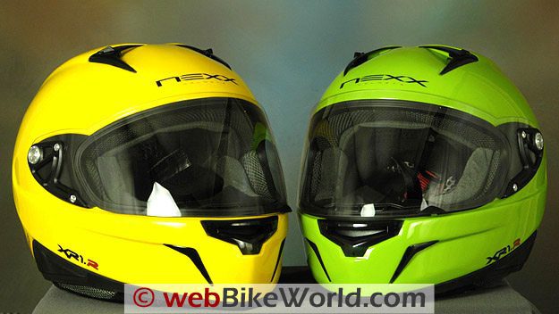 Nexx XR1R Helmet - Yellow and Green