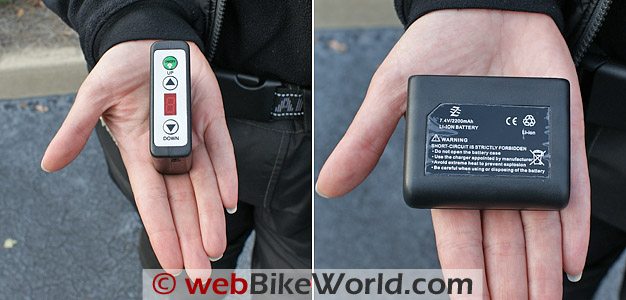 Blazewear Battery Heated Vest Heat Controller and Battery Pack