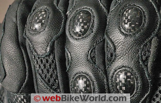 Eska H2 Motorcycle Gloves - Knuckle Protectors