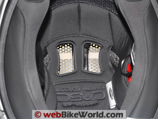 Internal View of the Caberg Ego Top Vent