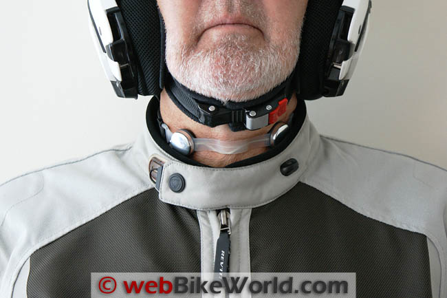Iasus Throat Mic With Motorcycle Jacket