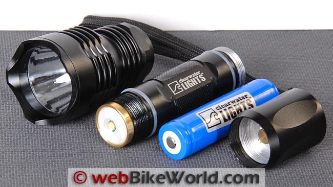 Clearwater 800 Lumen LED Flashlight Parts