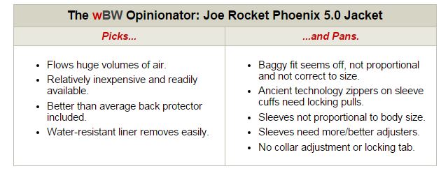 Joe Rocket Phoenix 5 Jacket Opinionator