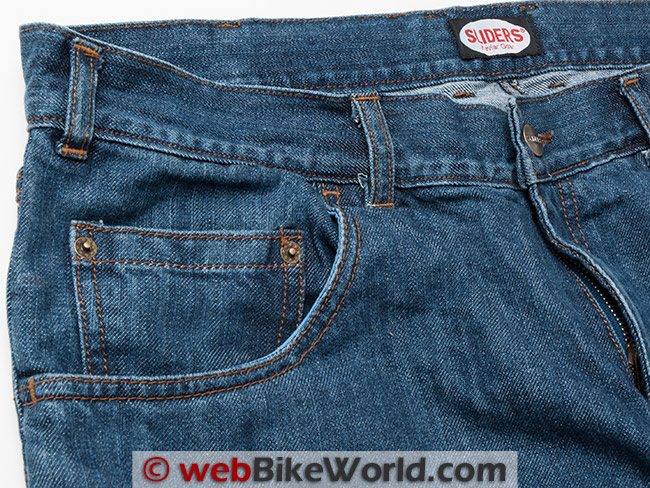 Sliders 4.0 Jeans Front Pocket Stitching