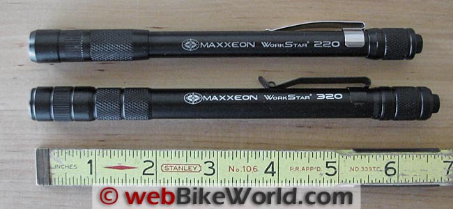 Maxxeon Workstar 220 vs. 320 Length Comparison