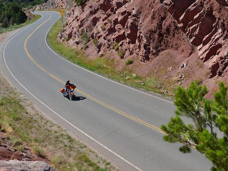 MotorbikeWriter on the "wrong" side of the road