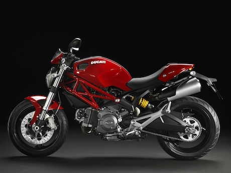 Ducati Monster 659 motorcycle sales imports