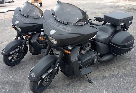 Victory police motorcycles guardian