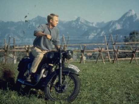 Steve McQueen in The Great Escape