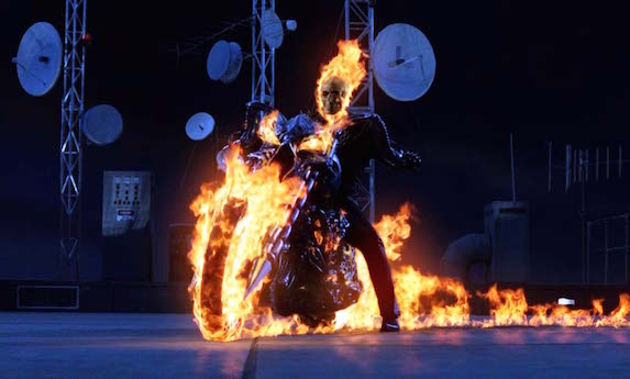 Ghost Rider Nicholas Cage fastest bike in the movies