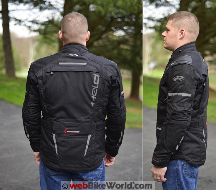 Held Carese 2 Jacket Side and Rear Views