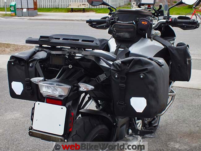 Touratech Moto Saddle Bags Rear View