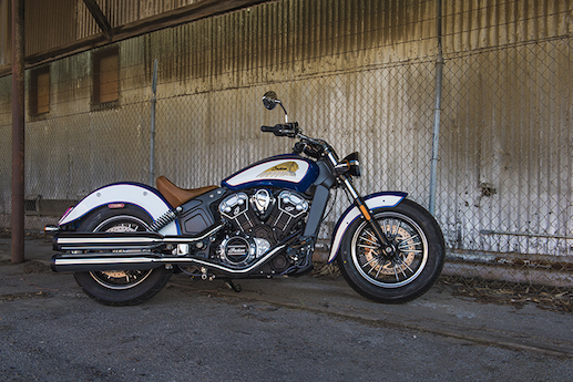 2017 Indian Scout in two-tone paint prize recovering
