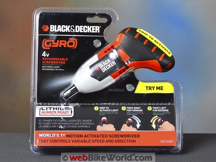 Black and Decker Gyro Screwdriver Kit