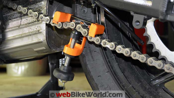 Chain Monkey on Motorcycle Chain