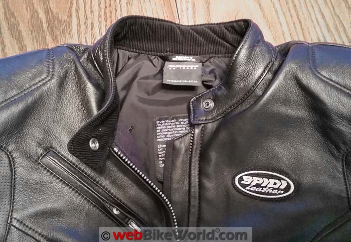 Spidi Ace Jacket Collar Close-up