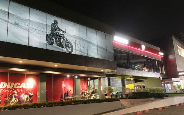 Largest Ducati showroom in the world is in Jakarta - asian market