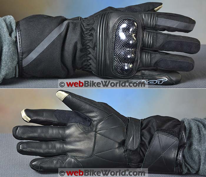 Pilot Obsidian Gloves Top Palm
