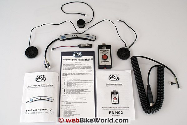 AKE PowerCom Motorcycle Communications System - AKE Bluetooth Intercom