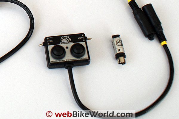 AKE PowerCom Motorcycle Intercom - iVox Actuator Assembly