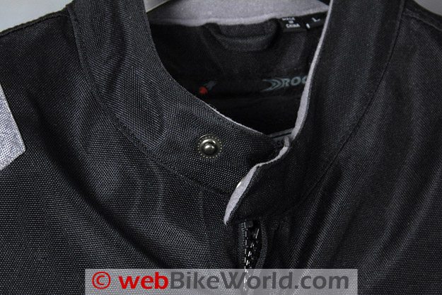 Joe Rocket Dry Tech Nano Jacket has a non-adjustable collar.