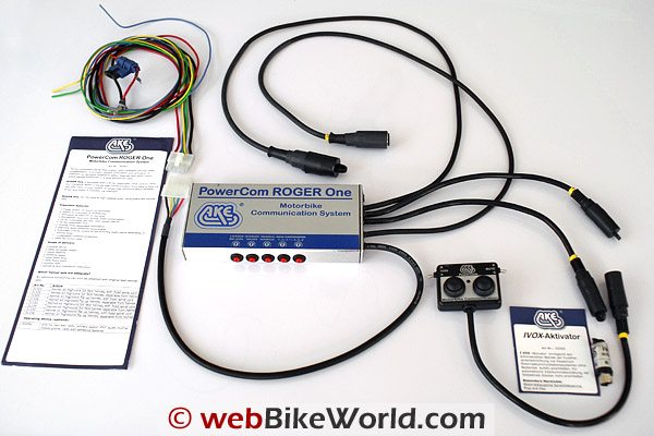 AKE PowerCom Motorcycle Communications System - ROGER One Control Module