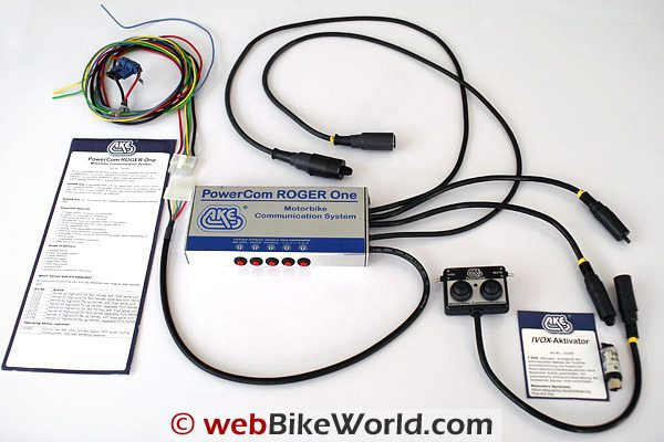 AKE PowerCom Motorcycle Communications System - ROGER One Control Module