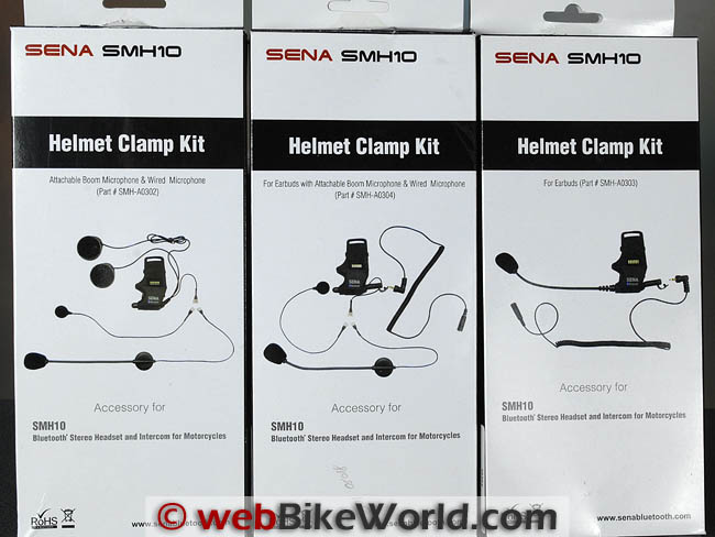 Sena SMH-10 Helmet Clamp Kits