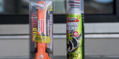 SnapJack Variable V2 in New Packaging, Tirox Chain Cleaner Can