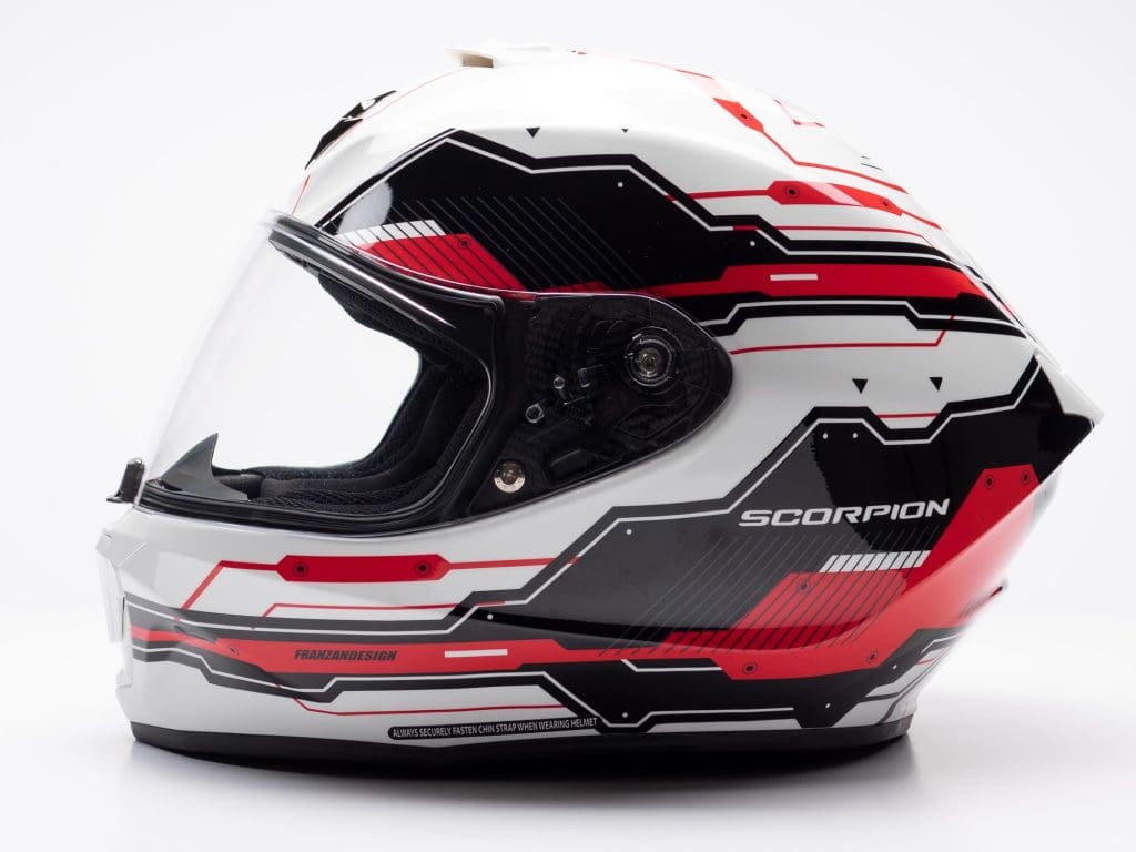 Scorpion EXO R420 Helmet Left Side View