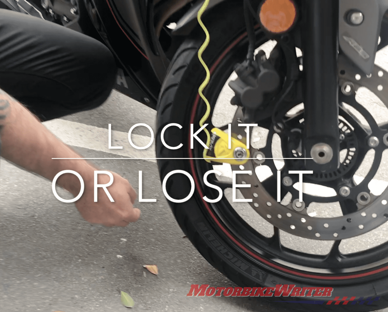 Lock it or lose it motorcycle theft tougher thefts preventing security