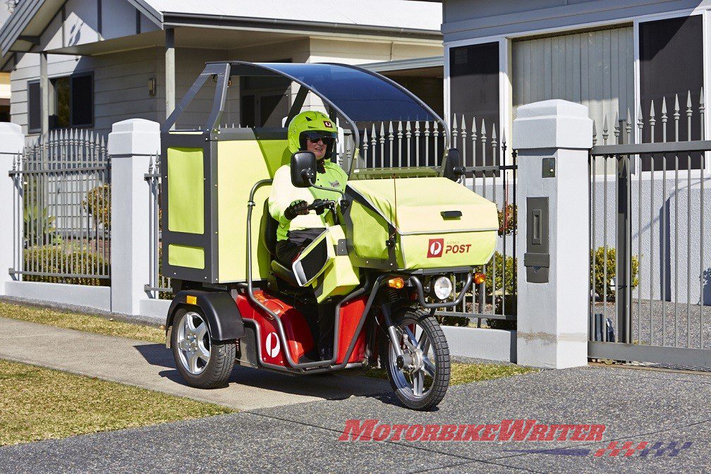 Australia Post postie bike electric trike eDV