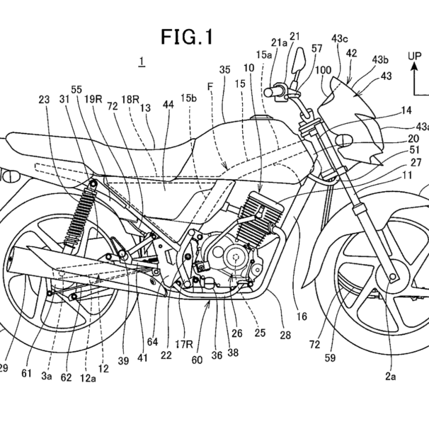 Honda patent for drum brake motorcycle