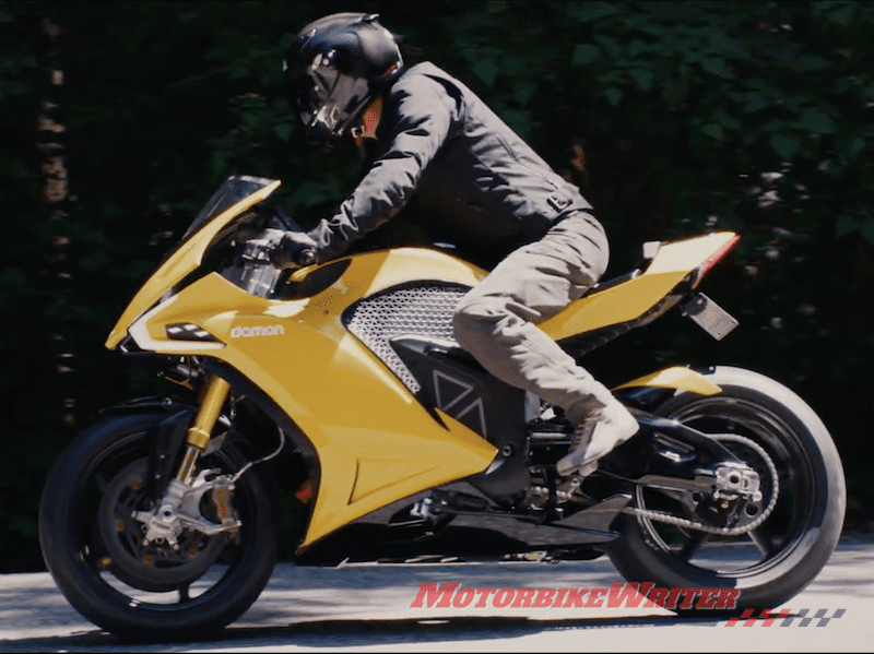 Damon X electric motorcycle transforms
