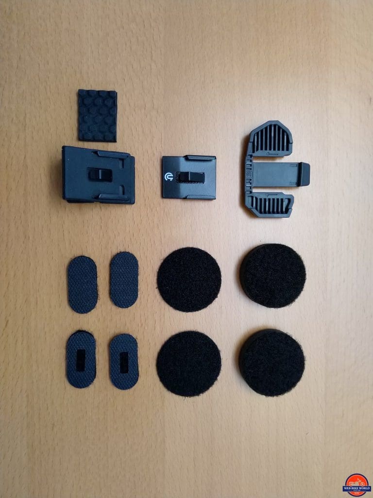 Motion Infinity, Layout, Module, speaker and microphone mounting pieces