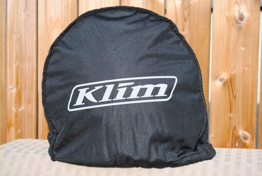 KLIM K1R Raw Karbon Helmet protective fleece helmet bag