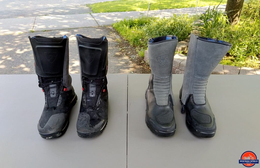 REV'IT! Gravel OutDry Boots vs. the REV'IT! Discovery OutDry Boots