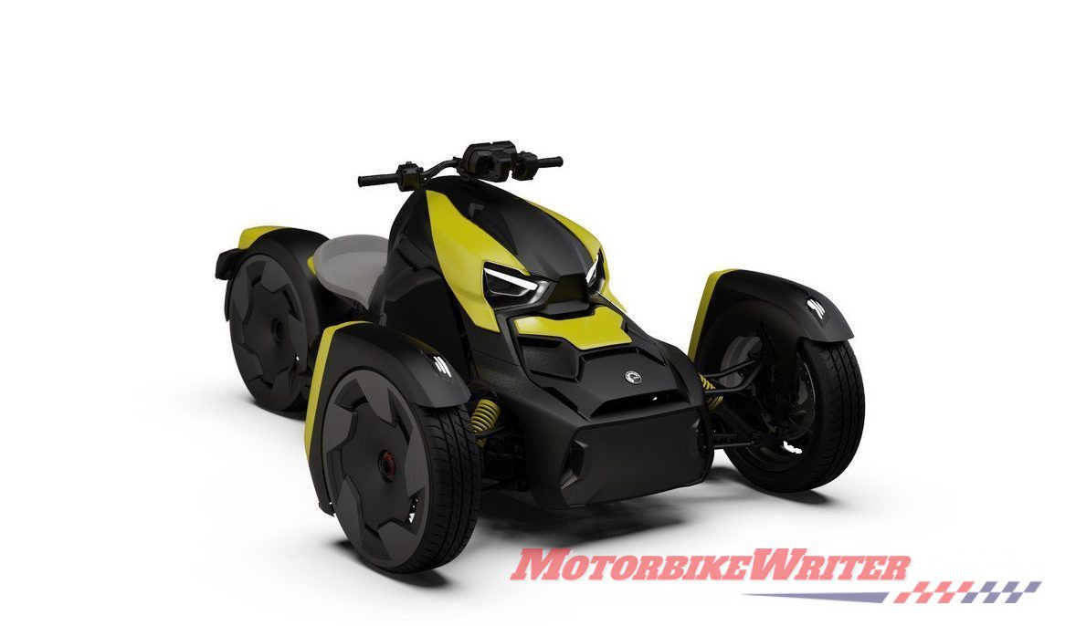 Can-Am Ryker EV electric roadster prototypes