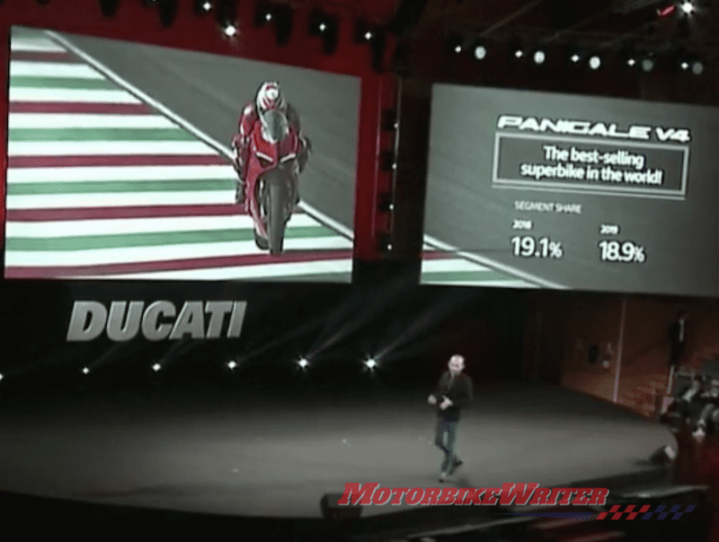 Claudio Domenicali and the Ducati Panigale V4