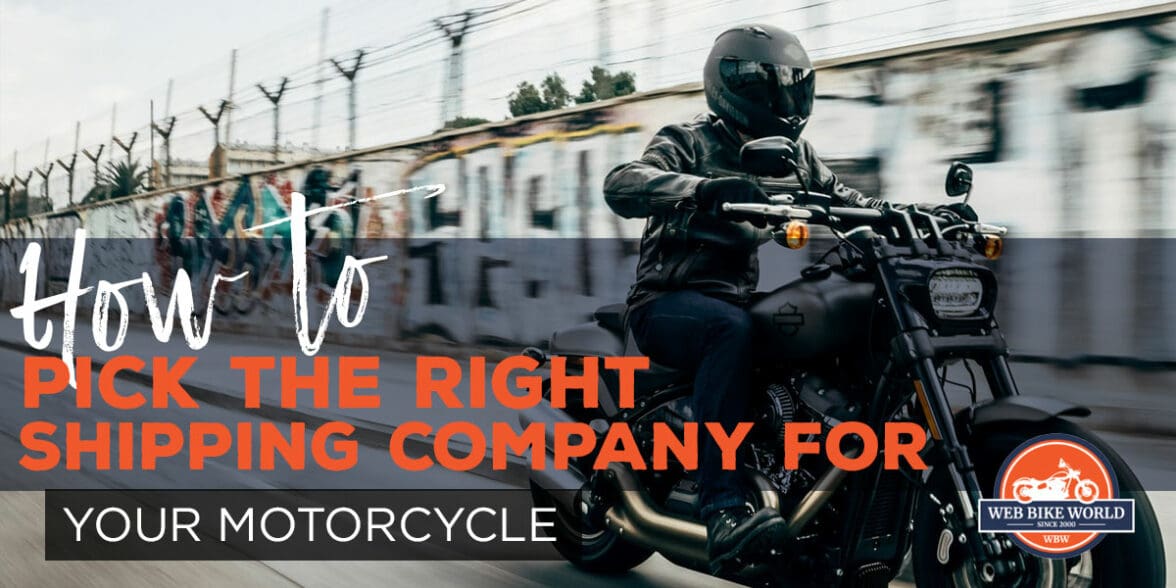 how to pick the right shipping company for your motorcycle