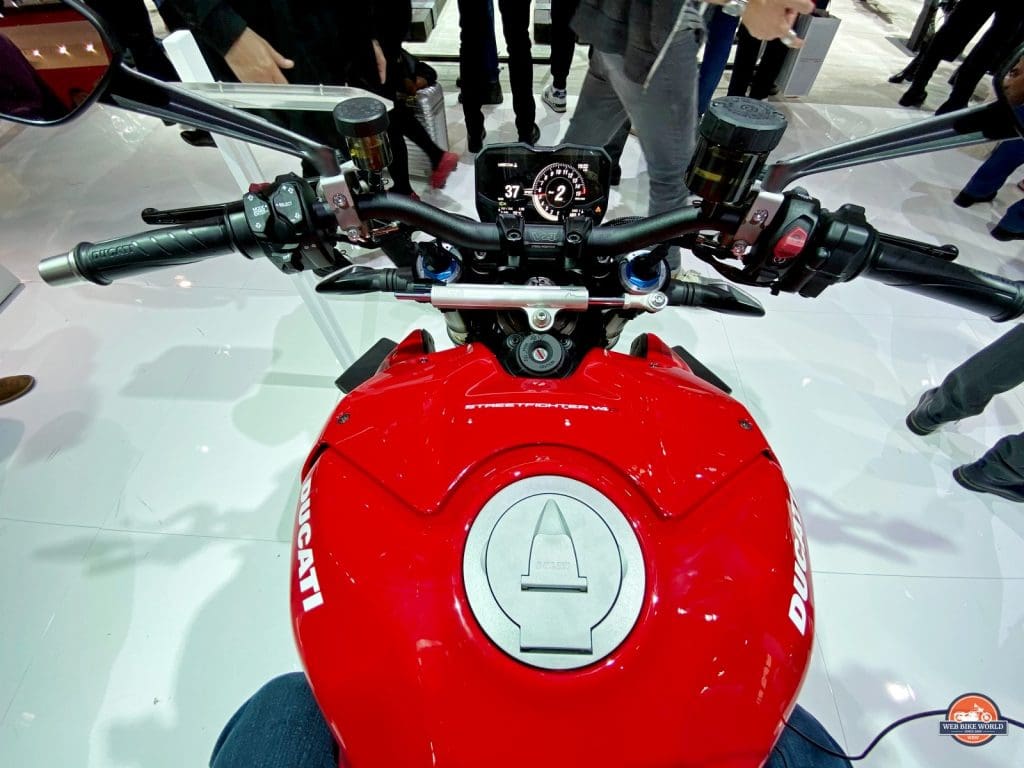 The Ducati Streetfighter V4S.