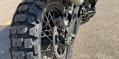 Motoz Tractionator Adventure Tires on a 2019 KTM790 Adventure.
