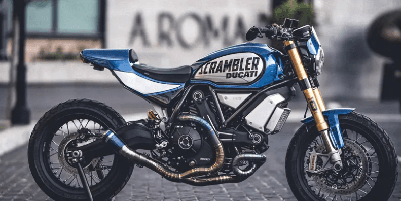 Ducati Scrambler custom rumble