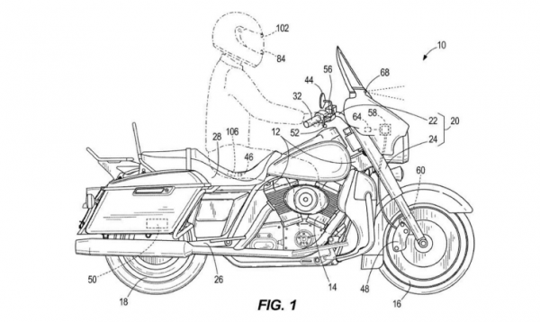 Harley-Davidson patent filings 2021